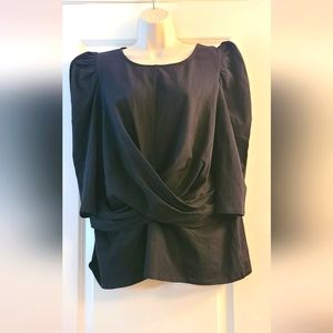 NWOT Eloquii Black Shirt (sz 14/16)